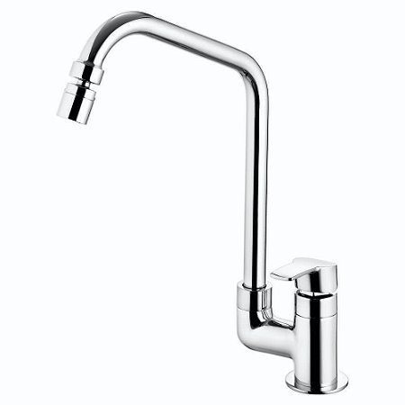 Torneira para Cozinha de Mesa Move Cromada Lorenzetti 1167 C57