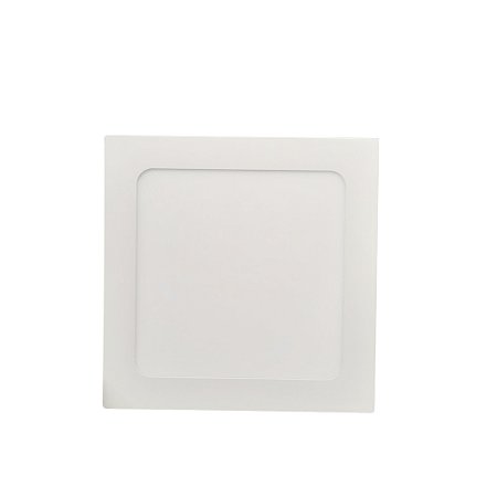 Painel Led Embutir Quadrado Branco Frio 6000K 12W Bivolt