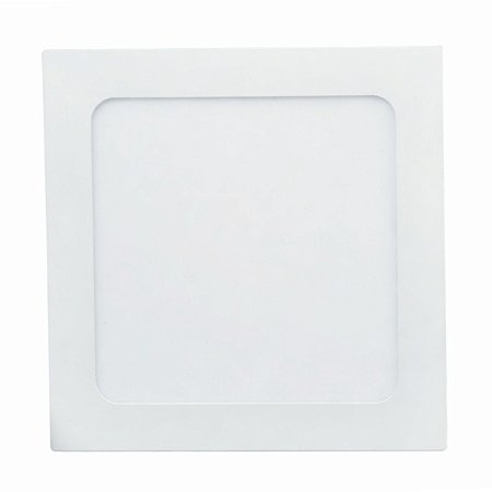 Painel Led Embutir Quadrado Branco Frio 6000K 12W Bivolt