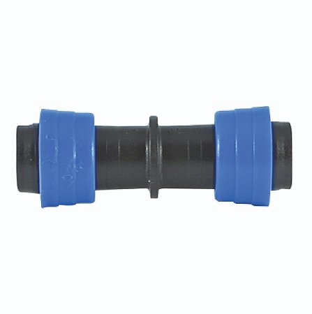 Conector de Emenda com Anel para Mangueira de Irrigação e Gotejamento 16mm