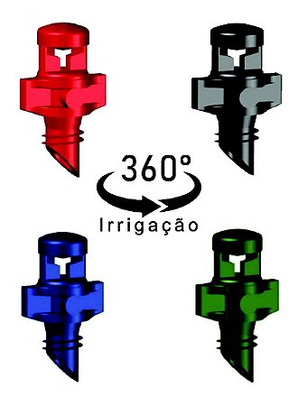 Microaspersor Estático para Irrigação com Spray 360° -1000 Unidades