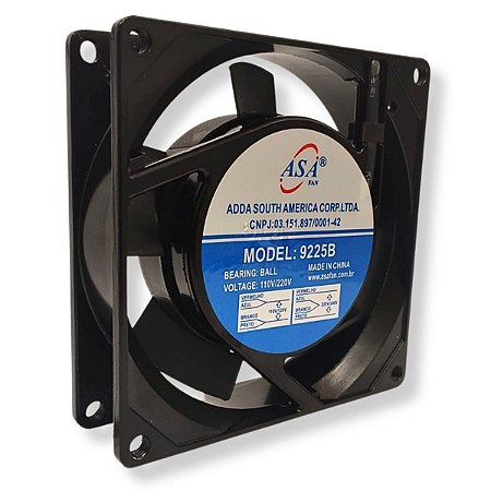 Cooler Mini Ventilador 9225B 4 Fios Bivolt Asafan A91 92mm