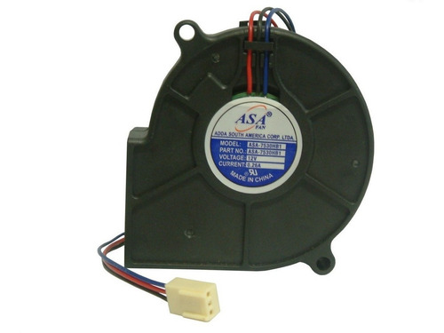 Cooler Mini Ventilador Caracol 7530HB-12 3 Fios 12V