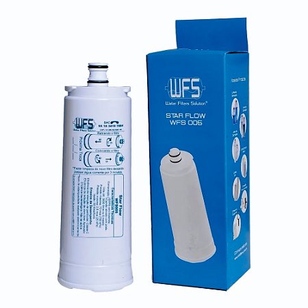 Refil Star Flow WFS005 para Purificadores Masterfrio Rótulo Branco