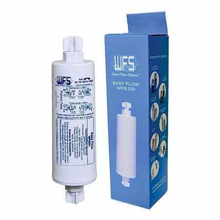 Refil Easy Flow WFS001 para Purificadores Polar, Top Life e Geladeiras Electrolux Side By Side