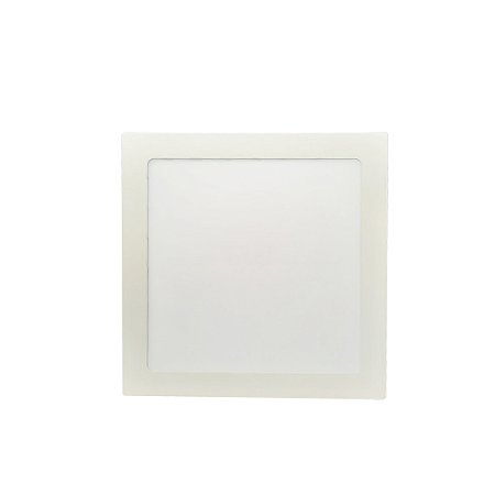 Painel Led Embutir Quadrado Branco Frio 6000K 18W Bivolt