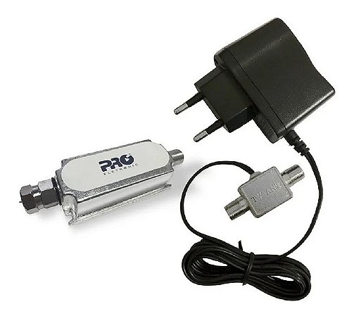 Mini Booster para TV Digital LTE 26dB PQBT-2650LTE Bivolt
