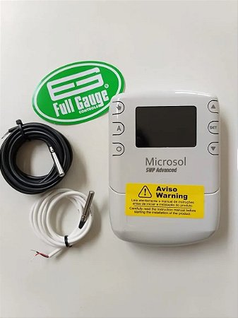 Termostato Diferencial para Aquecimento Solar Microsol SWP Advanced Versão 2 220V