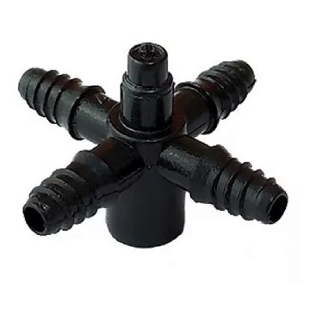 Conector Roscado com 4 Saídas para Microtubo 3/5