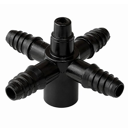 Conector Roscado com 4 Saídas para Microtubo 3/5