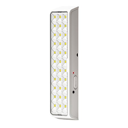 Luminária de Emergência 30 Leds 6500K Bivolt Exatron