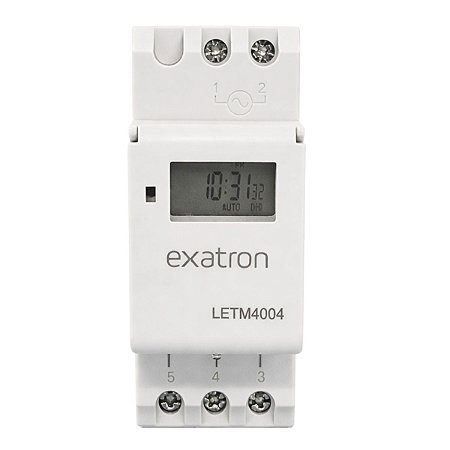 Temporizador Digital Trilho DIN Bivolt Timer 40 Programações