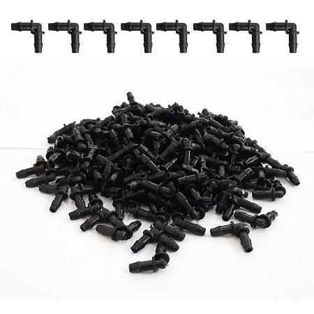 Conector Joelho / Cotovelo 90° 5,5mm x 3mm para Sistemas de Irrigação