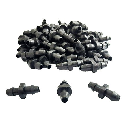 Conector Micro União / Mini Conector 4 a 5mm para Irrigação