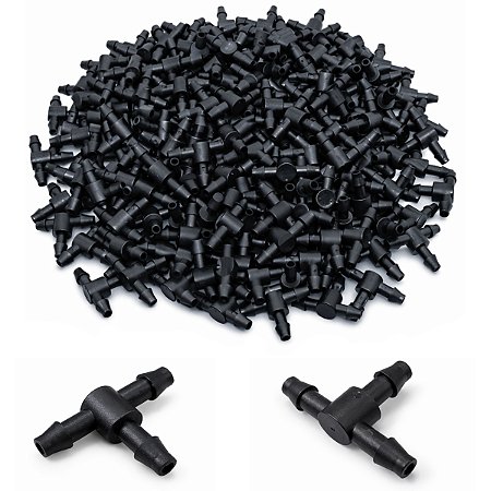 Conector Tee para Mangueira Micro Tubo de 4mm a 7mm Splitter