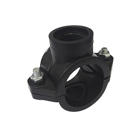 Colar de Tomada para Aspersor 50mm X 3/4" com Derivação Simples Roscada C/ 2 Parafusos