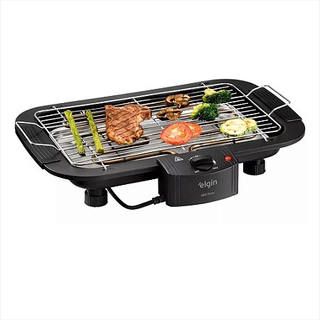 Churrasqueira Elétrica Elgin 42chu2001000 Preta 1800w 110V