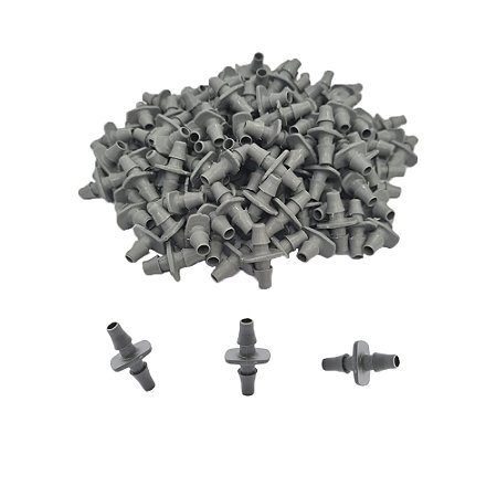 Conector 5,0mm Flecha x Flecha para Microtubos de Irrigação