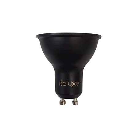 Lâmpada Dicróica Preta Led MR16 2700K 4,8W BIVOLT