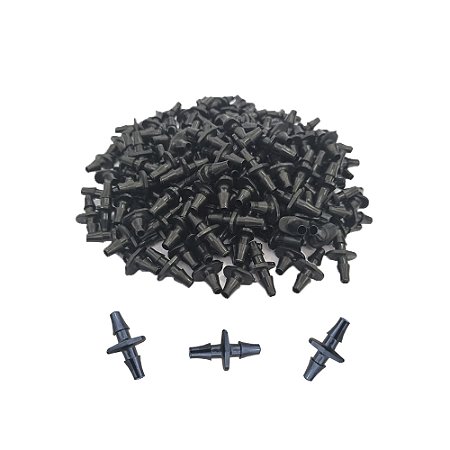 Conector 4,0mm Flecha x Flecha para Microtubos de Irrigação