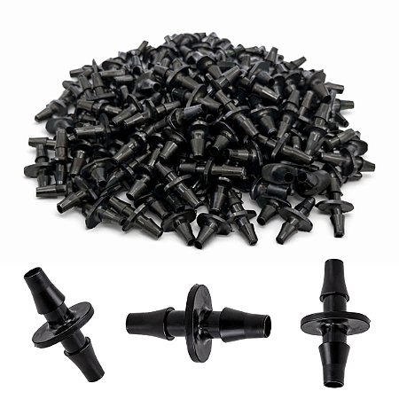 Conector 4,0mm Flecha x Flecha para Microtubos de Irrigação