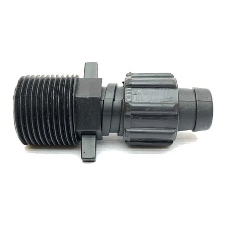 Conector Inicial com Rosca 3/4 x Rosca 16mm para Irrigação