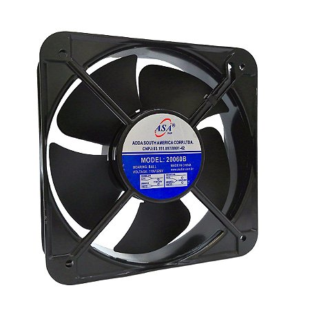 Micro Ventilador Cooler 20060B Bivolt 4 Fios AsaFan 200mm