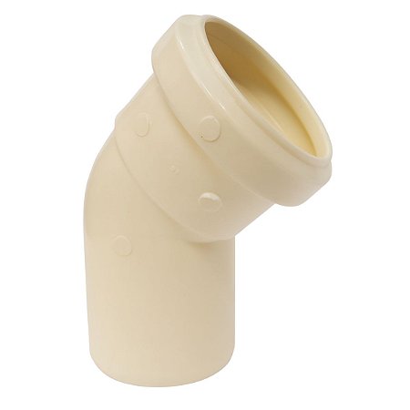Joelho 45º 50mm PVC p/ Esgoto Série Normal Rígido Amanco