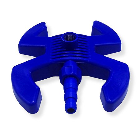 Base Esqui Azul  c/ Adaptador p/ Mangueira Rosca Interna 1/2