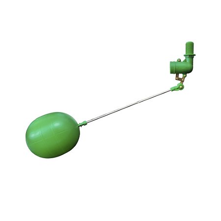 Torneira de Boia de Vazão Total para Caixa Dágua  - 1/2" - Verde