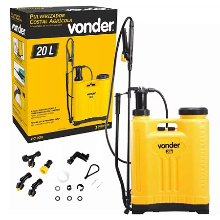 Pulverizador Costal Agrícola 20L Manual Agrícola Pc020