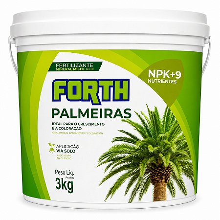 Fertilizante para Palmeiras Farelado com Magnésio Adubo Crescimento 3kg
