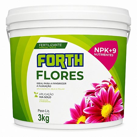 Fertilizante Adubo para Flores em Vaso e Jardins Ajuda a Floração 3kg