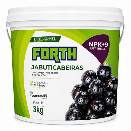Fertilizante Jabuticabeira Adubo p/ Jabuticaba Mineral Misto 3kg