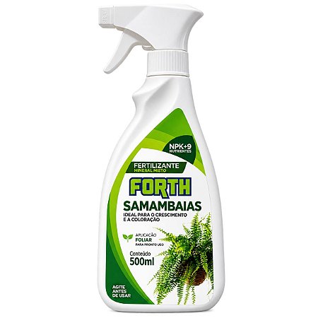 Fertilizante para Samambaias Spray Foliar Crescimento e Coloração 500ml