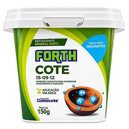 Adubo Osmocote Micronutrientes Fertilizante Mineral Misto para Plantas Flores 150g