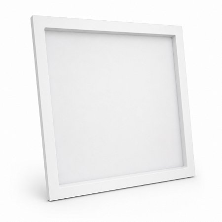 Painel LED Recuado Comfort 30W Quadrado 30cm Luz Fria 6500K Bivolt para Embutir Avant