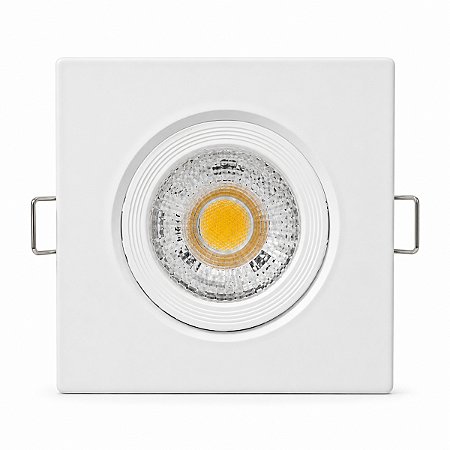 Spot Led Luminária Direcionável 7W 4000K Quadrado Bivolt