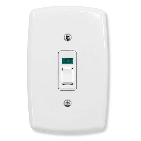 Minuteria Eletrônica de Tecla Bivolt Aciona Luz 90 Segundos Placa 4x2 MarGirius