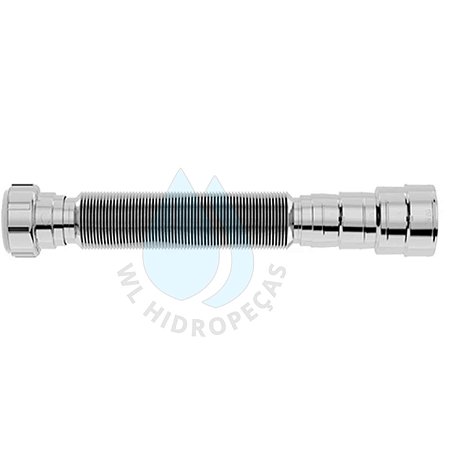 Sifão Extensivo Cromado Porca PP 1'1/4