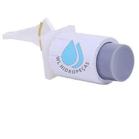 Botão Plástico Branco Precisa Interna