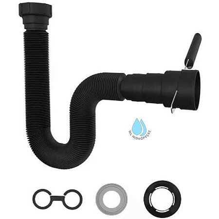 Sifão Extensivo Universal Black Porca PP