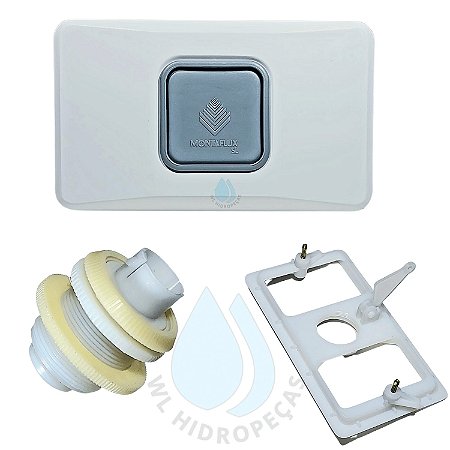 Comando da Descarga Montaflux  Branco Montana