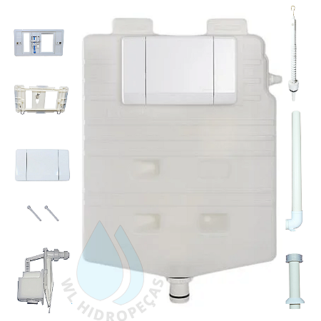 Caixa Montana M9000 para Drywall com Acabamento Elegance Branco
