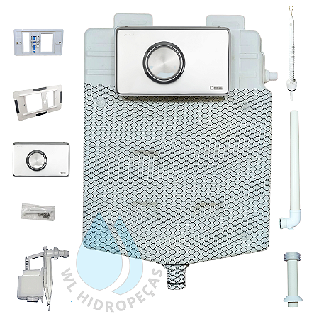 Caixa Montana M9000 Alvenaria Acabamento Montreal Inox
