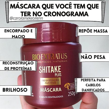 Kit Bio Extratus Shitake Plus Reconstrução 4-Produtos