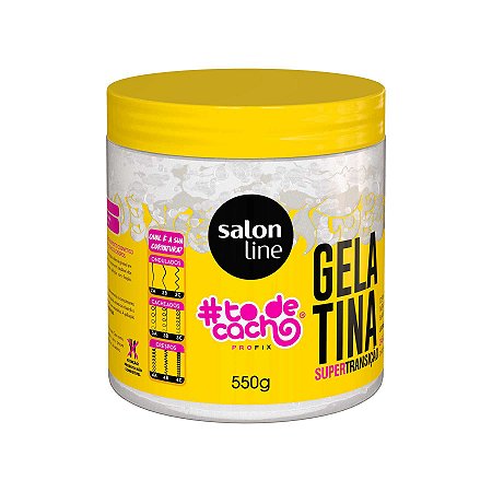 Gelatina #todecacho Super Transição Capilar Salon Line 550g