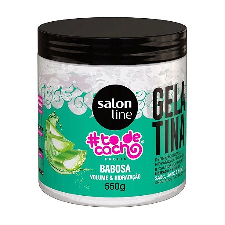 Gelatina Babosa Volumão e Hidratação Salon Line 550g