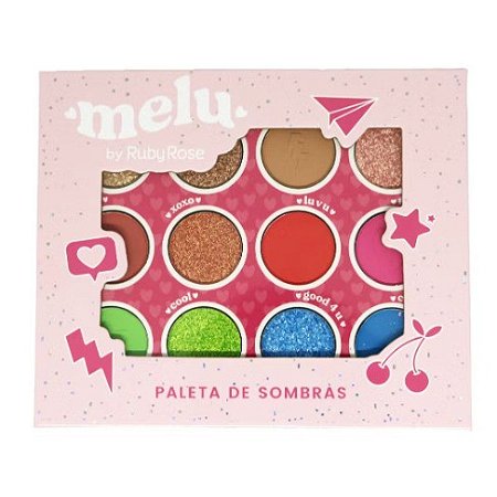 Paleta De Sombras Rr1085 Melu By Rubyrose