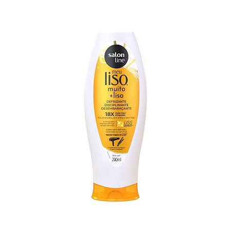 Meu Liso Muito + Liso Finalizador Defrizante Protetor Térmico 200ml - Salon Line